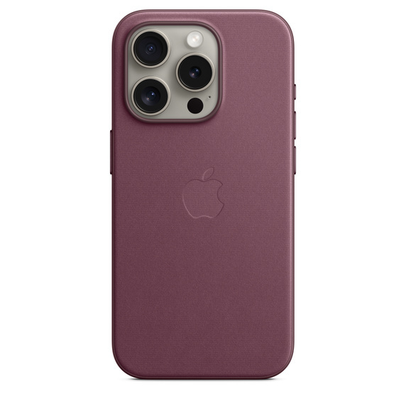 Apple iPhone 15 Pro, MagSafe - FineWoven case, Mulberry