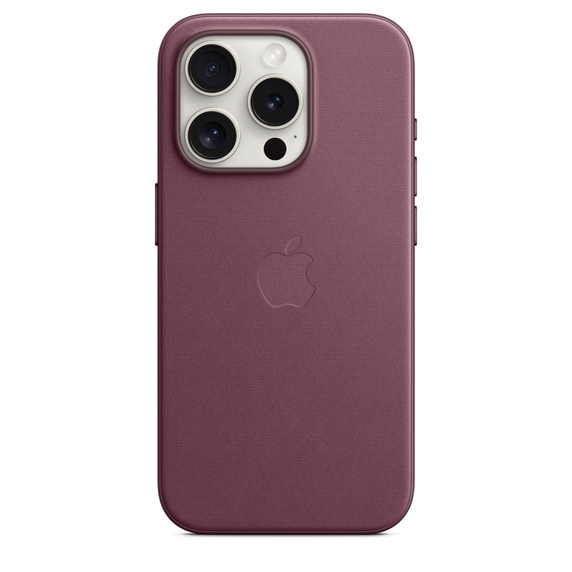 Apple iPhone 15 Pro, MagSafe - FineWoven case, Mulberry