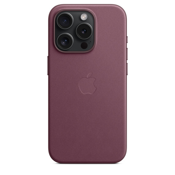 Apple iPhone 15 Pro, MagSafe - FineWoven case, Mulberry
