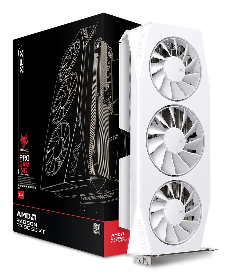 XFX Radeon RX 9060 XT Mercury White 16GB OC