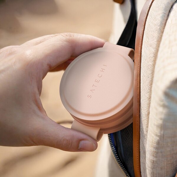 Satechi OntheGo 3-i-1 - wireless charger, Desert Rose