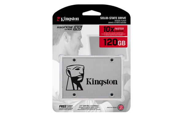 Kingston 120GB UV400, 2.5", SATA III, 550/350 MB/s - SSD-levy