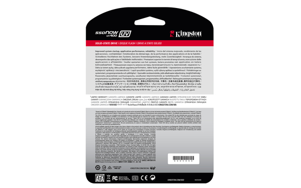 Kingston 120GB UV400, 2.5", SATA III, 550/350 MB/s - SSD-levy