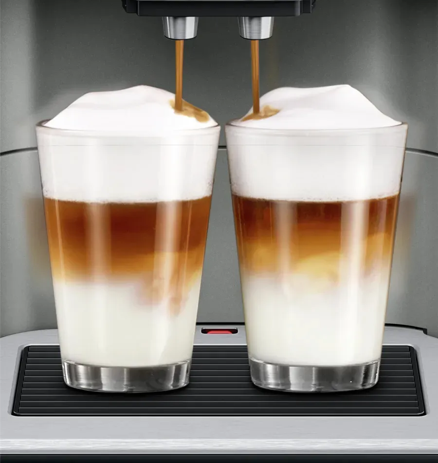 Siemens EQ.6 Plus s500 TE655503DE -t&auml;ysautomaattinen espressokone, musta, hopea
