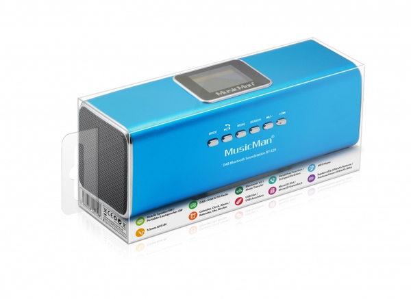 Technaxx MusicMan DAB Bluetooth Soundstation blue