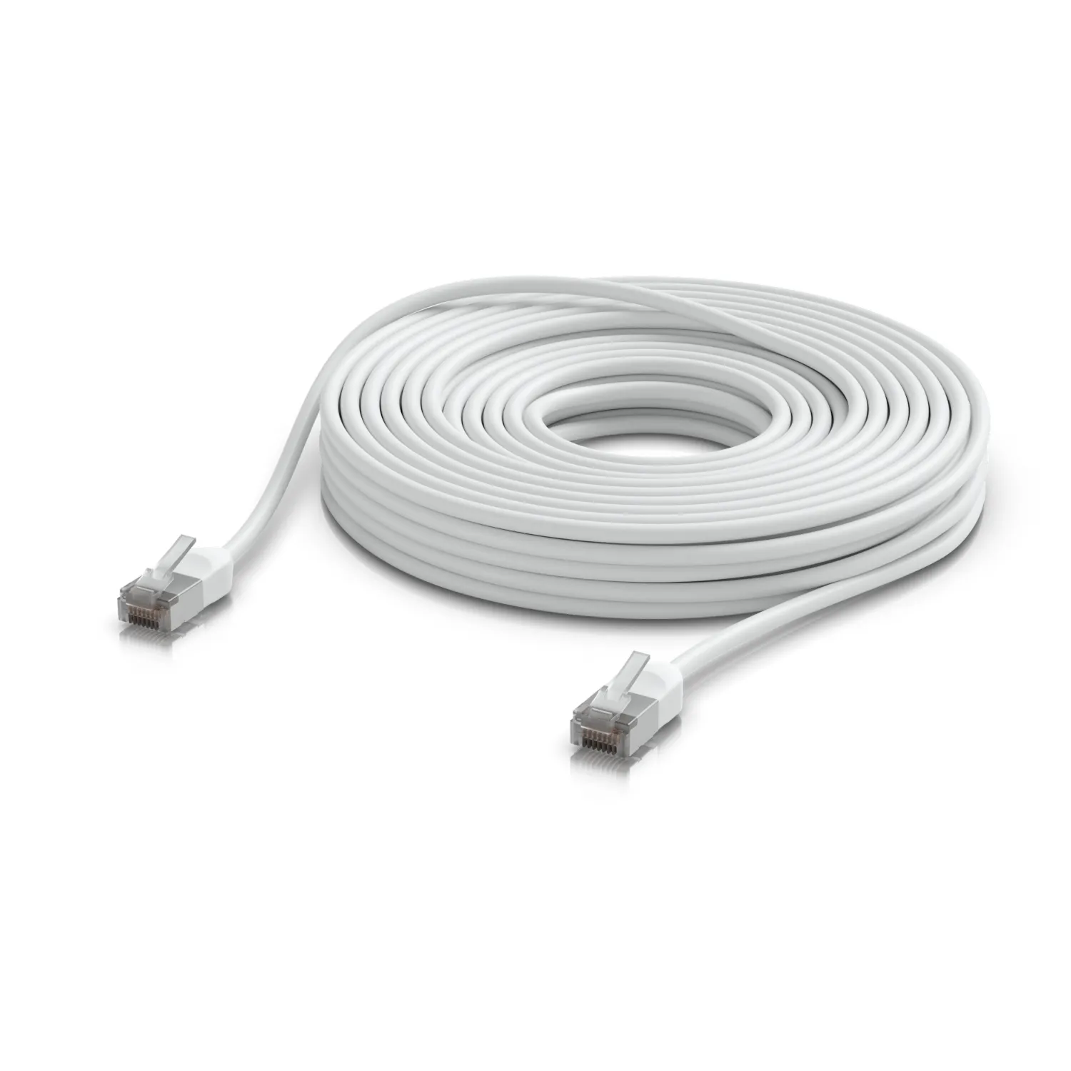 Ubiquity Cat6A F/UTP RJ45 15m Network Cable, White