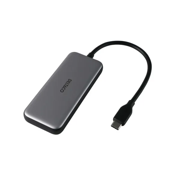 Deltaco 5 Gbps, 4x USB-C, PD 100W  -USB-C-hubi