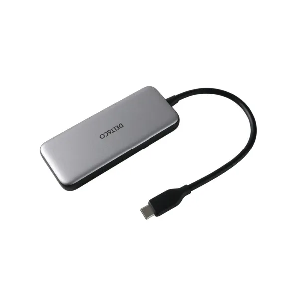 Deltaco 5 Gbps, 4x USB-C, PD 100W  -USB-C-hubi