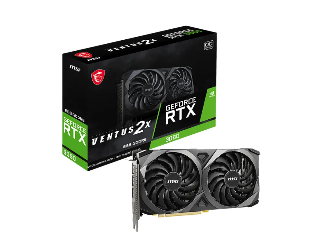 MSI GeForce RTX 3060 VENTUS 2X OC 8 GB - grafikkort