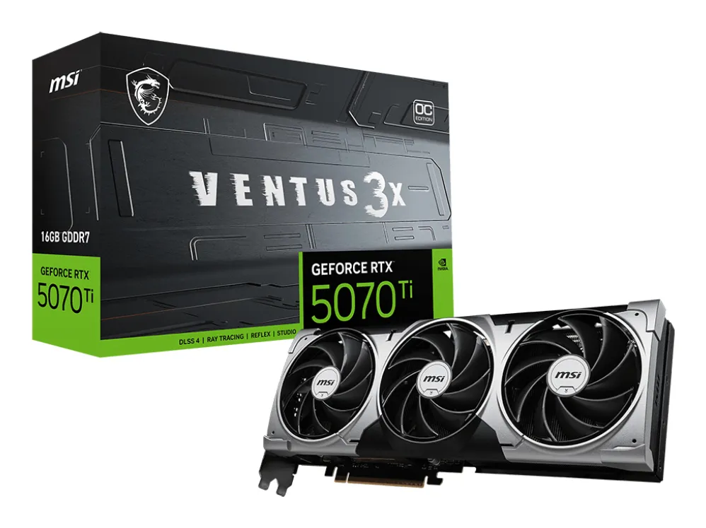 MSI GeForce RTX 5070 Ti 16G VENTUS 3X OC - graphics card