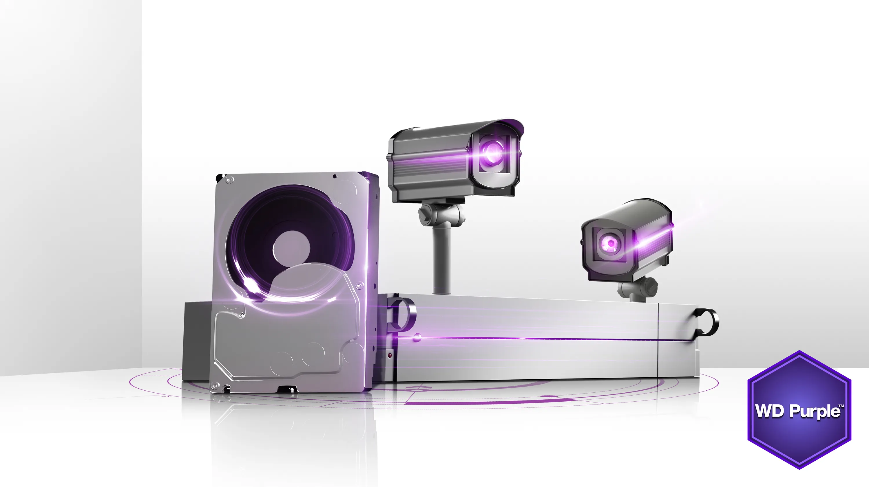 Western Digital 4TB Purple, 3.5&quot;, SATA, 5400rpm, 64MB - HDD