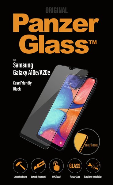 PANZERGLASS SAMSUNG GALAXY (A10E/A20E CASE FRIENDLY BLACK)