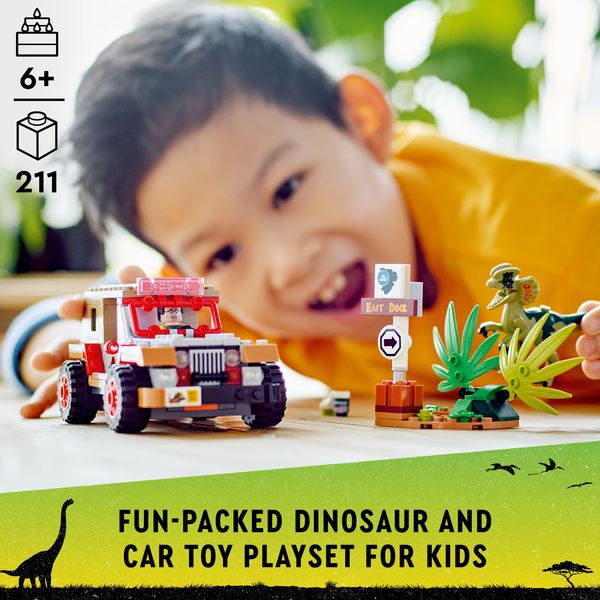 Lego Jurassic Dilophosaurusbakh&aring;ll 76958