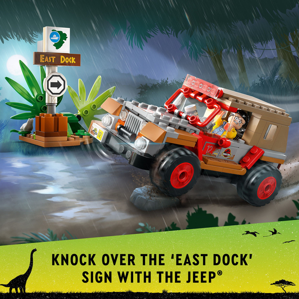 Lego Jurassic Dilophosaurusbakh&aring;ll 76958