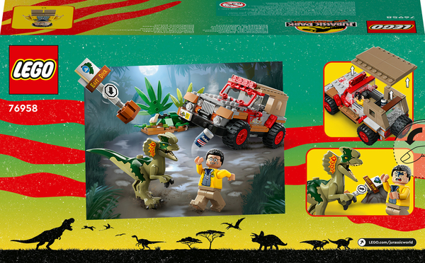 Lego Jurassic Dilophosaurusbakh&aring;ll 76958