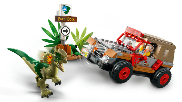 Lego Jurassic Dilophosaurusbakh&aring;ll 76958