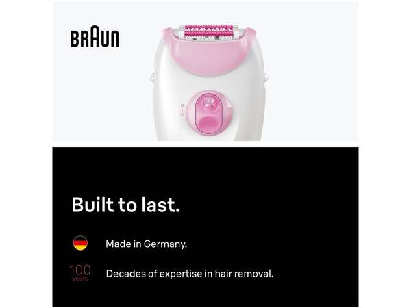Braun Silk&middot;epil 3 3-031 - epilator, Pink/White