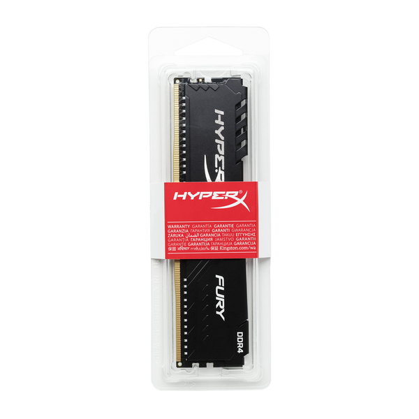Kingston 8 GB (1 x 8 GB) HyperX Fury, DDR4 3000 MHz - memory, black