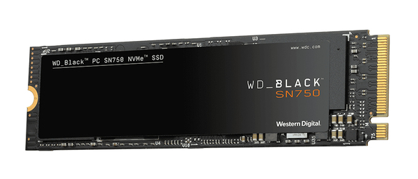 WD 250GB, CSSD SNT750 PCIE Gen3 - SSD M.2, Black