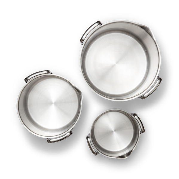 EGO SCS-SS3 KATTILASETTI, 8L, 4L JA 1L KATTILAT