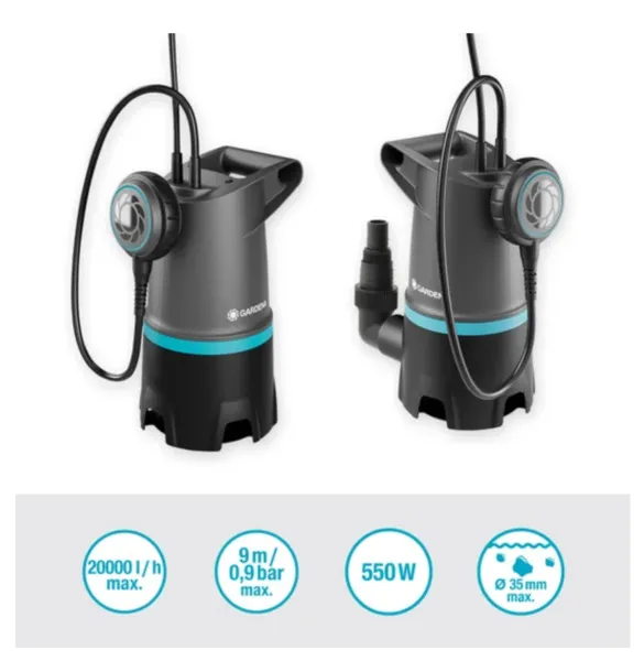 Gardena 20000 Basic - submersible pump for dirty water