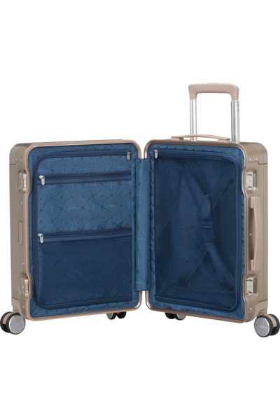 American Tourister Soundbox Alu 55 cm, aluminium resv&auml;ska, brons