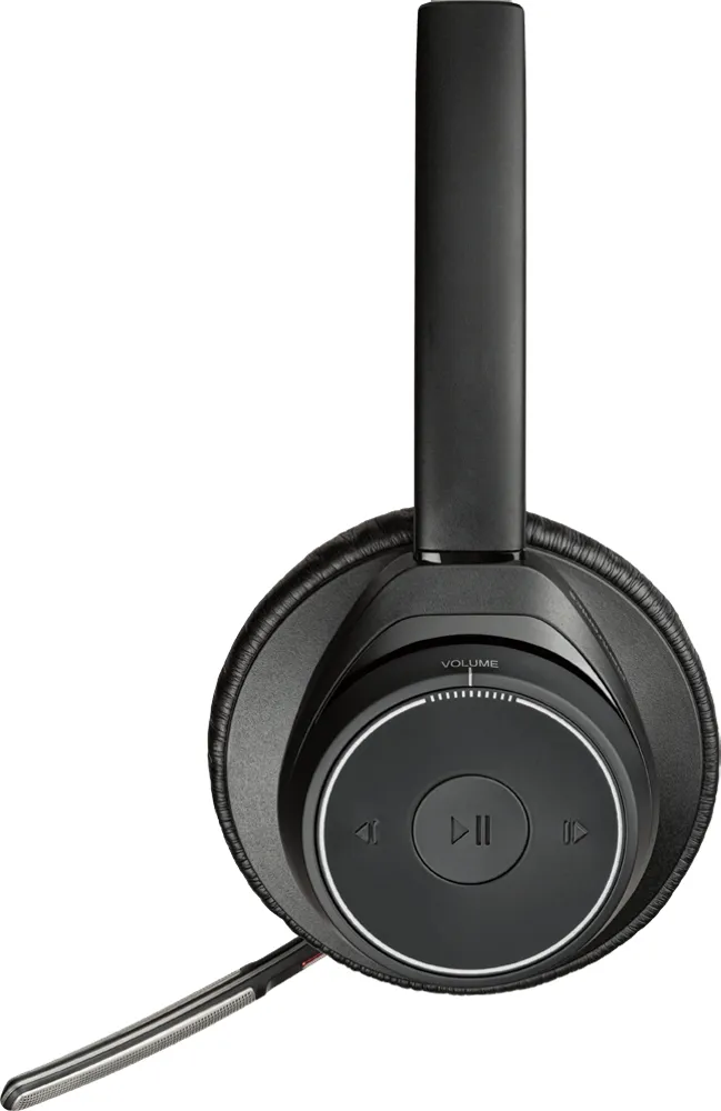Poly Voyager Focus UC - wireless headphones, Black