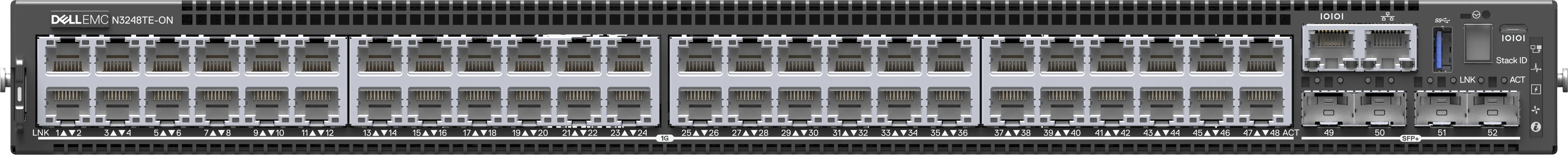 N3248TE-ON 48x1G 4x10G SFP+2x100G