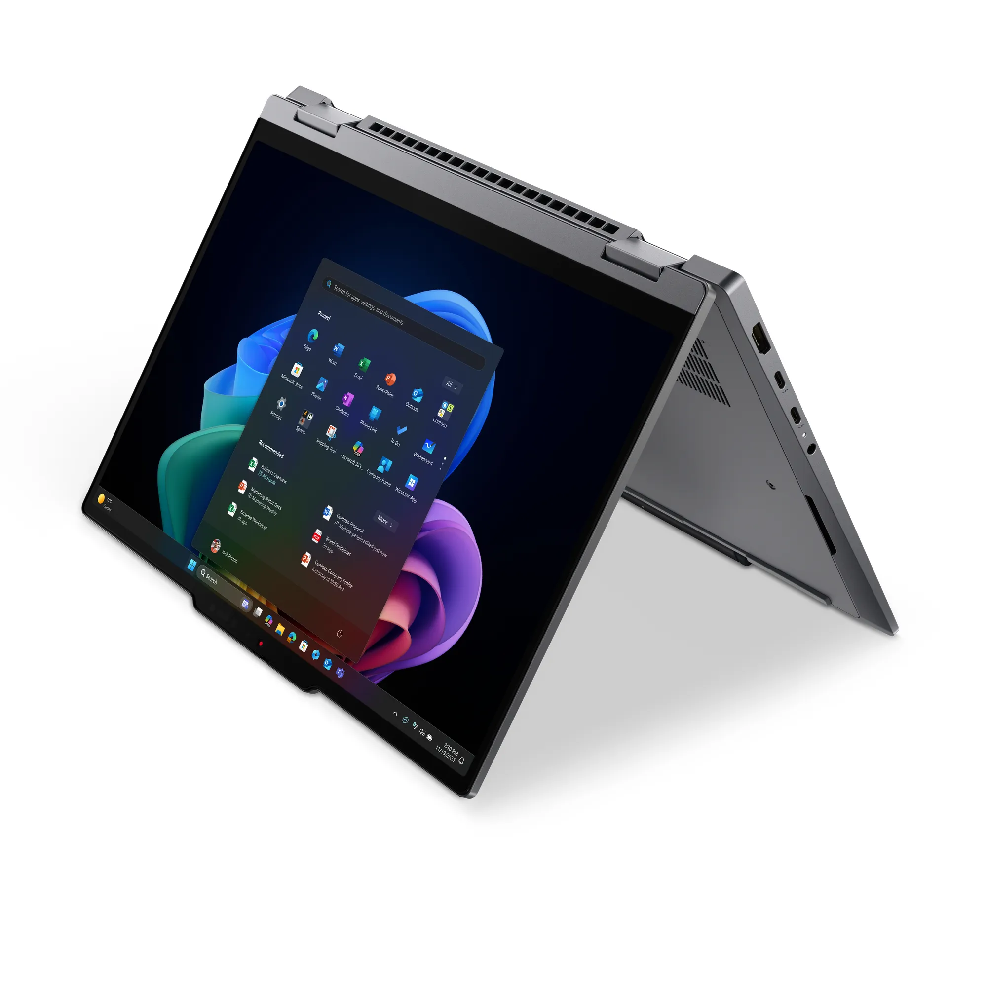 Lenovo ThinkPad X1 2-in-1 Gen 11 Aura Edition 14.0" Ultra 5 325, 32 GB, 512 GB, Intel Graphics, Win 11 Pro - b&auml;rbar dator, gr&aring;