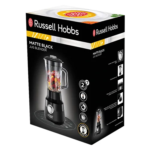 Russell Hobbs Mixer 24722-56 Black Jug Blender -tehosekoitin Russell Hobbs Mixer 24722-56 Black Jug Blender -tehosekoitin