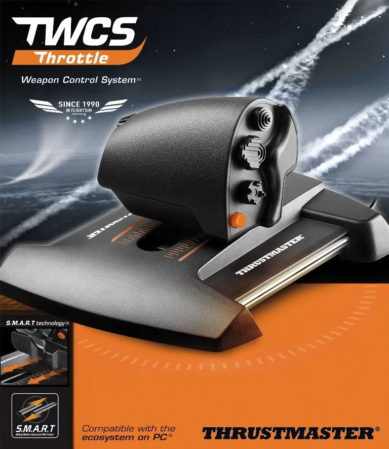 Thrustmaster TWCS Throttle -kaasukahva, PC, PS4