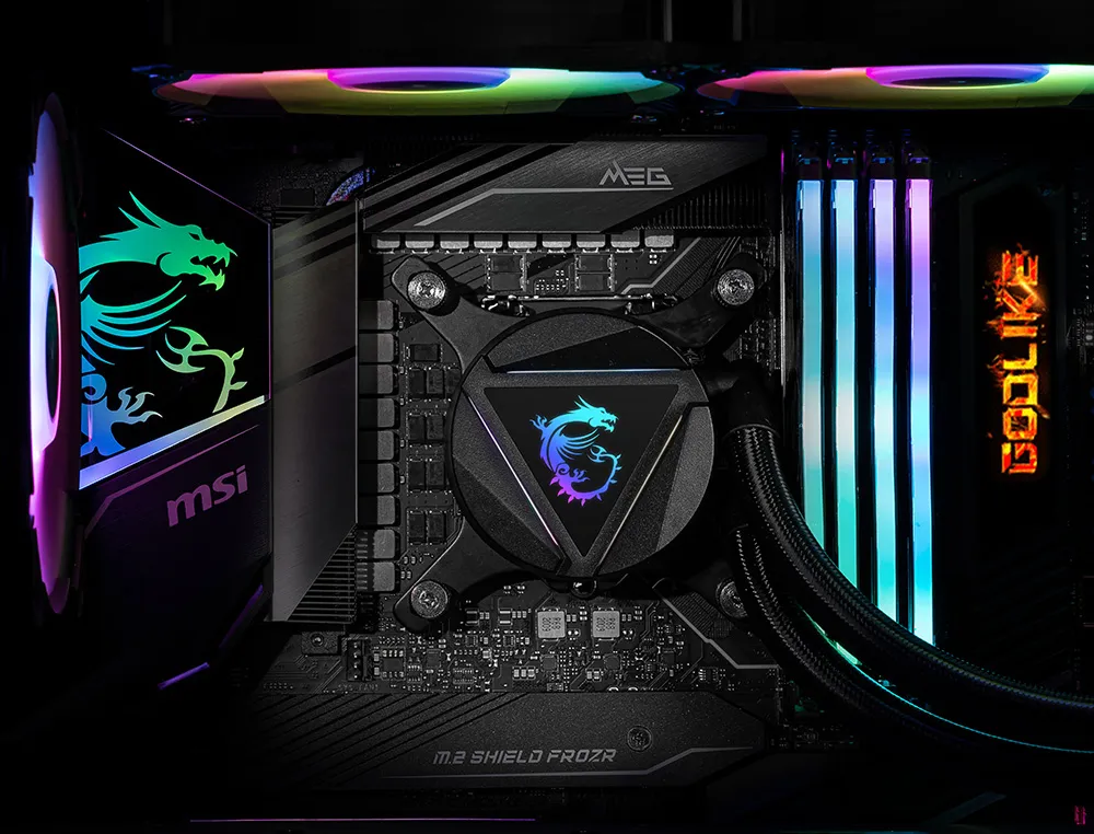 MSI MAG CORELIQUID 360R V2 360mm ARGB v&auml;tskekylare, svart