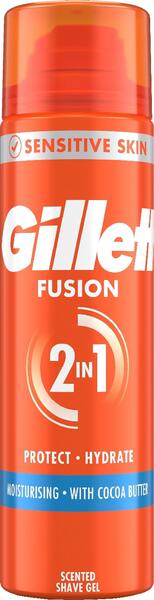 Gillette Fusion5 Ultra Moisturising -partageeli, 200 millilitraa