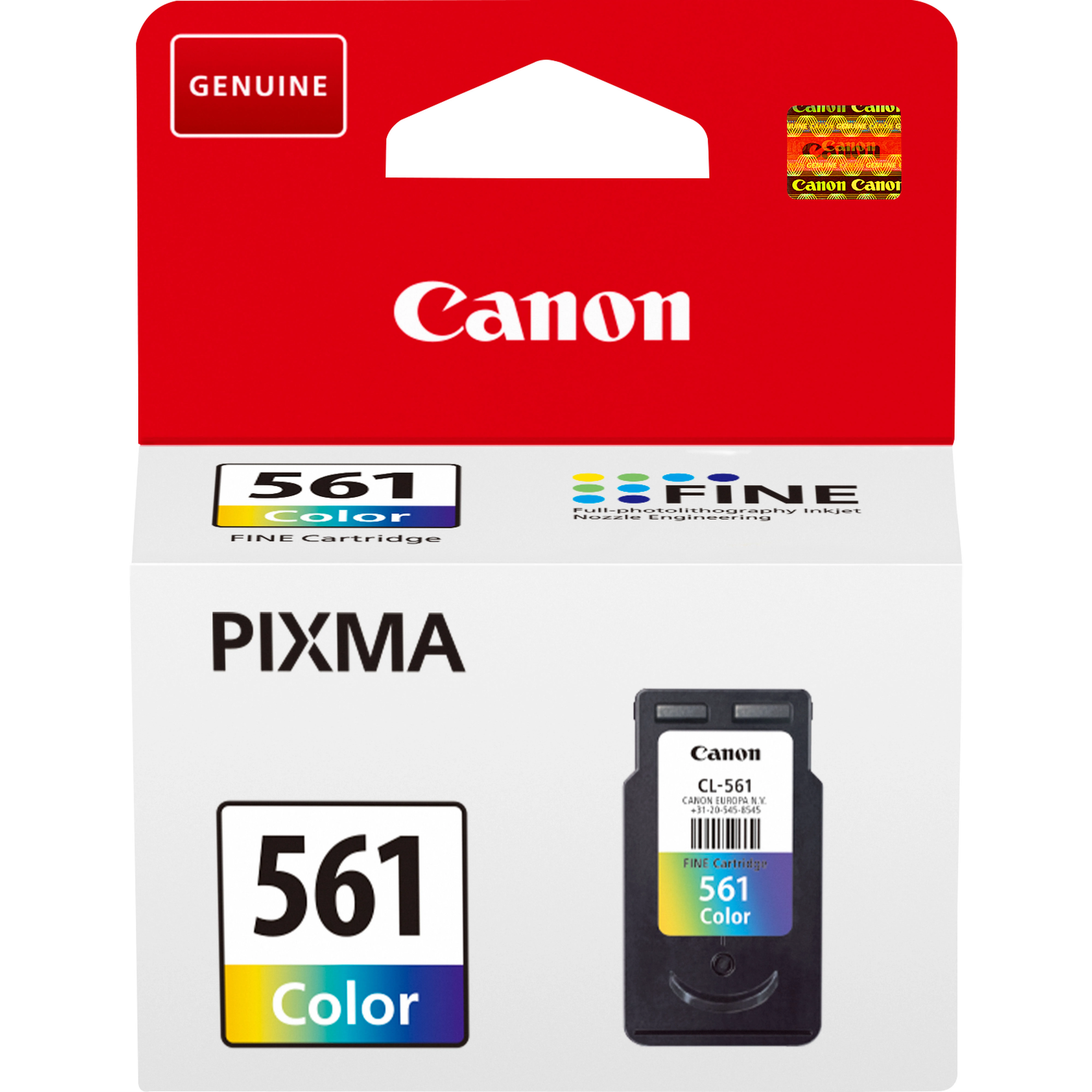 Canon CL-561 ink cartridge, 8.3 ml, Cyan, Magenta, Yellow