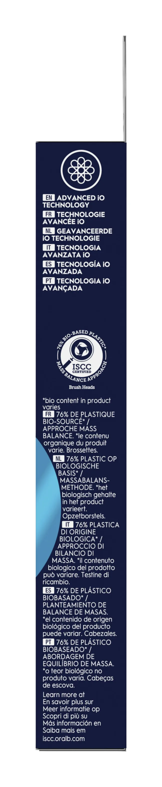 Oral-B iO Ultimate Clean 3 pcs Replacement Toothbrush Heads, White