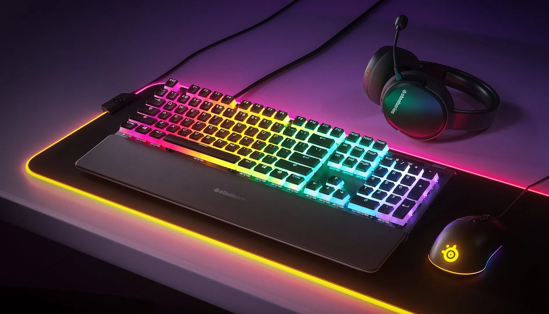 SteelSeries PrismCAPS Nordic, black
