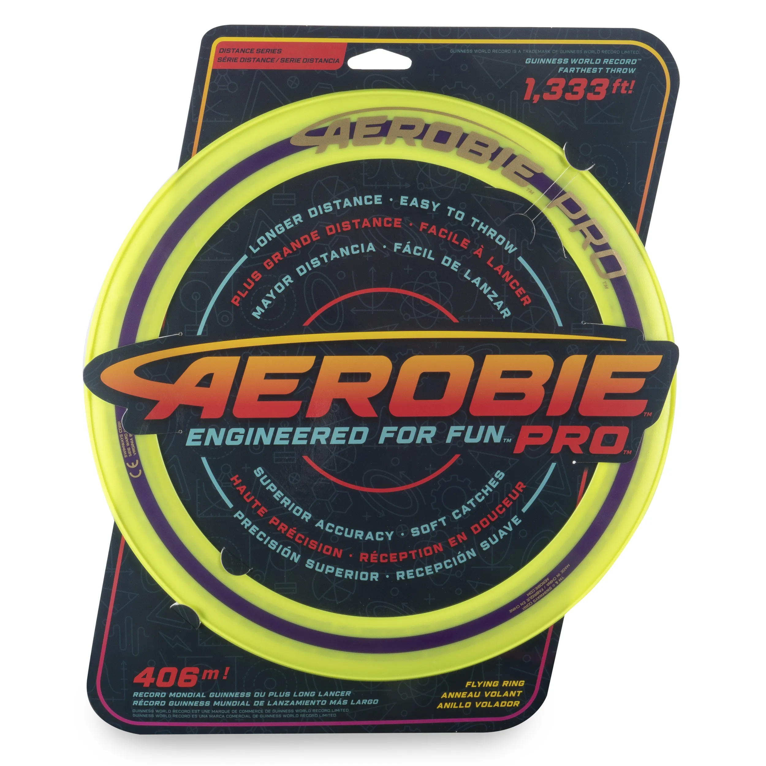 SpinMaster Aerobie Flying Ring 13 &quot;&quot; yellow 6046389