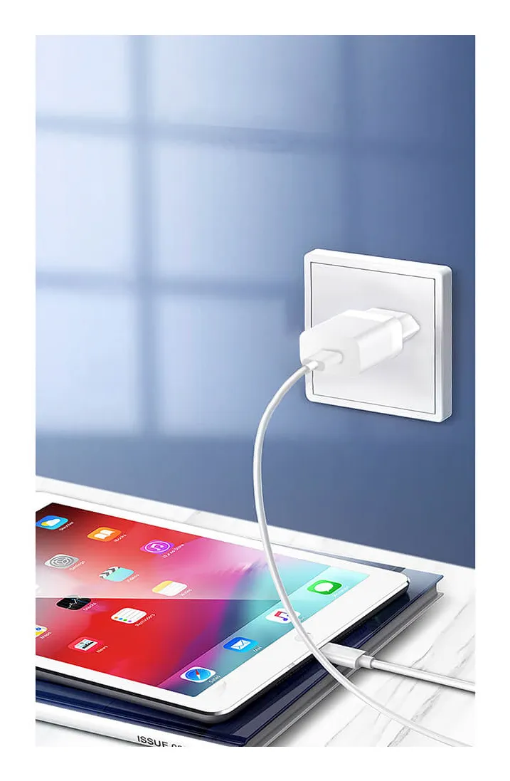 GEAR Charger 220V 1xUSB-A 2.4A White