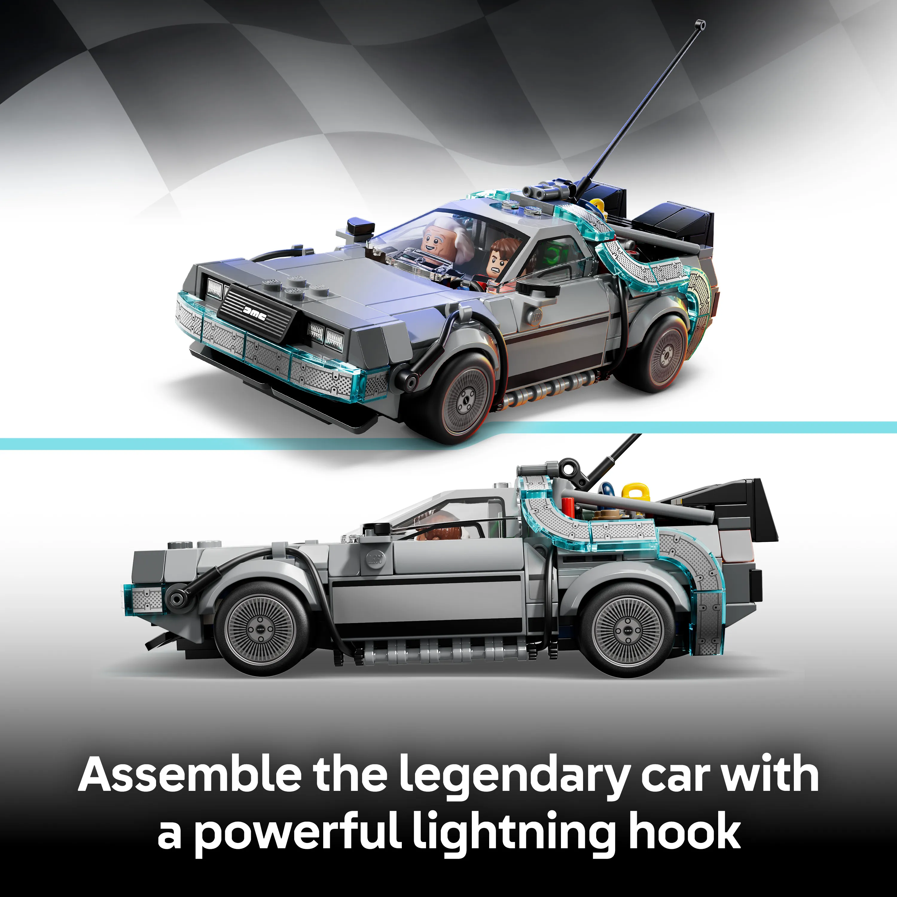 LEGO Speed Champions Time Machine from Back to the Future 77256