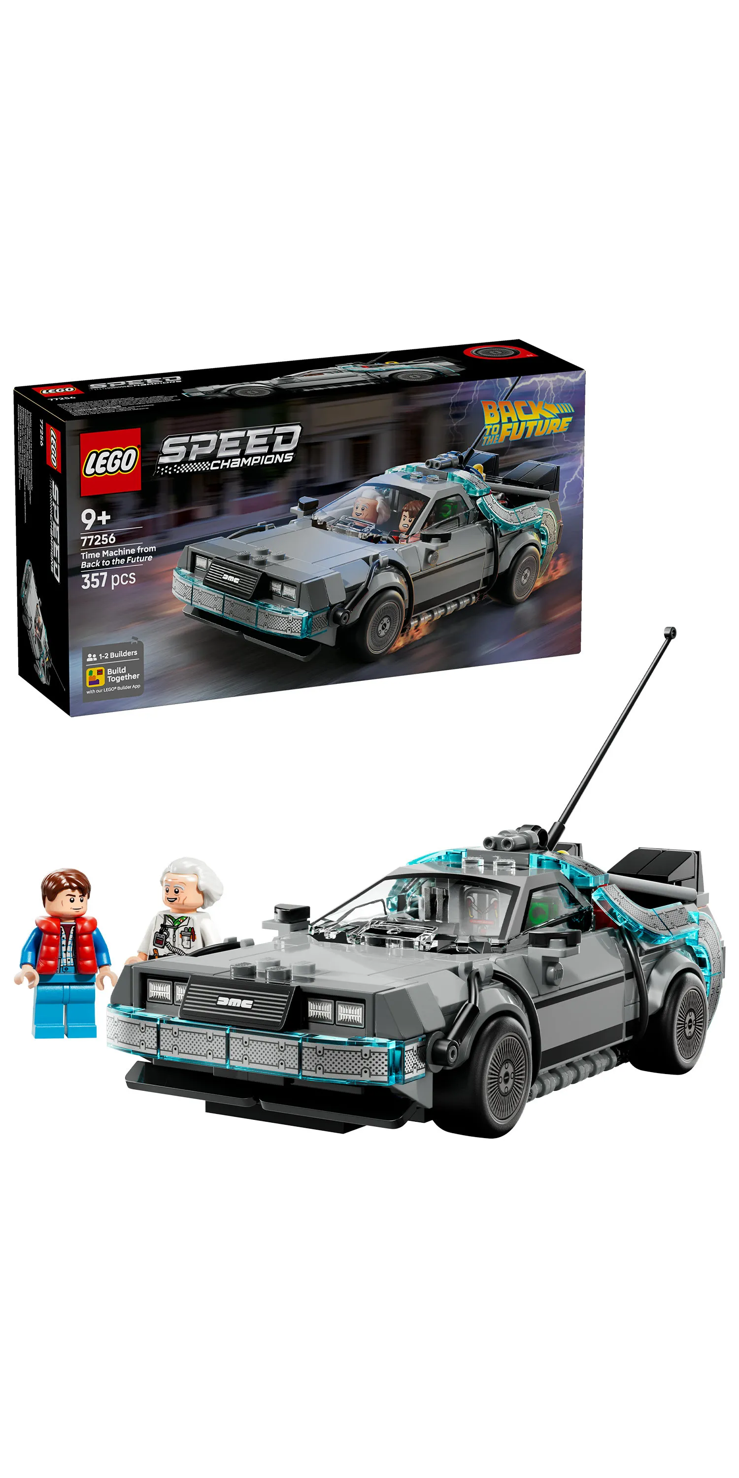 LEGO Speed Champions Time Machine from Back to the Future 77256