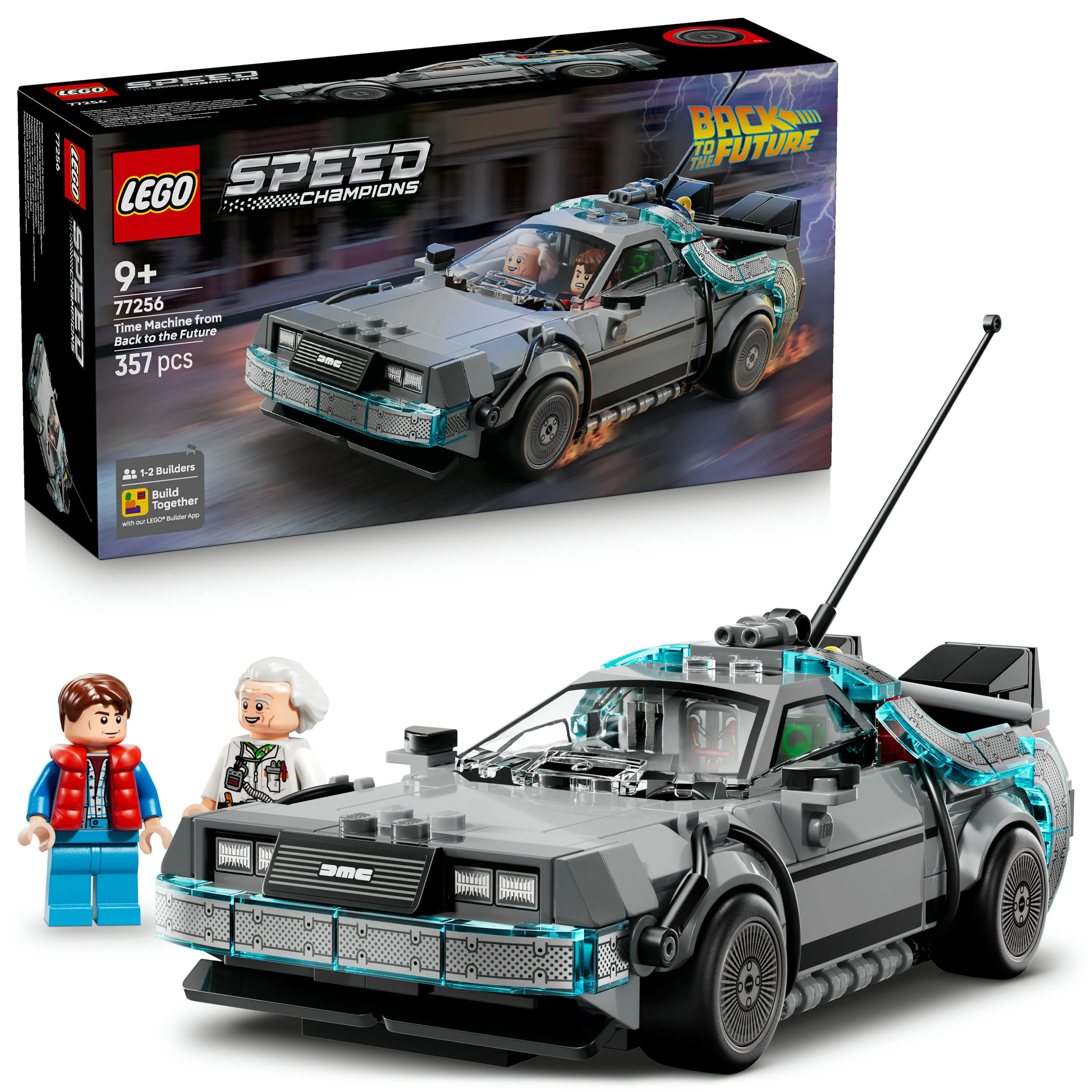 LEGO Speed Champions Time Machine from Back to the Future 77256