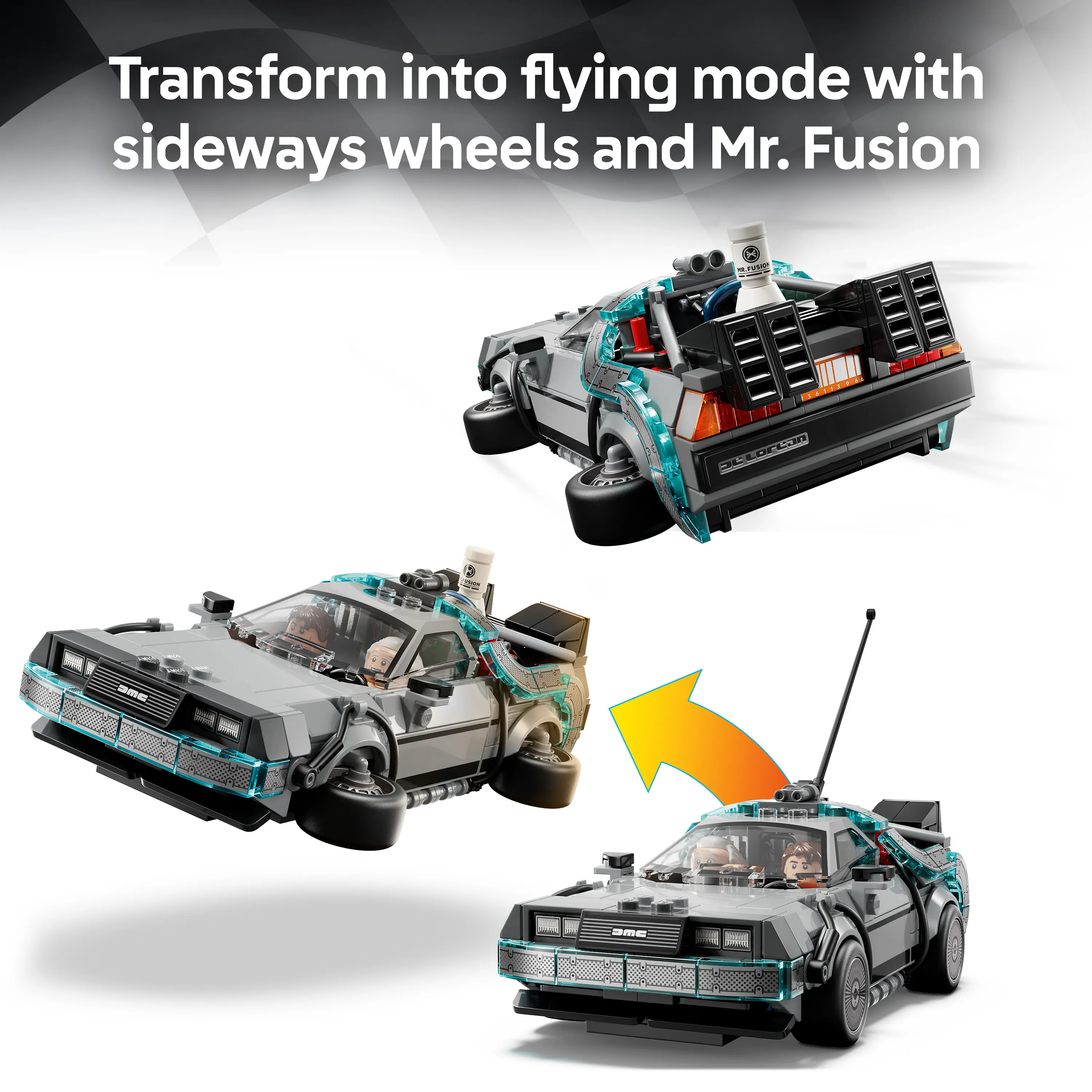 LEGO Speed Champions Time Machine from Back to the Future 77256