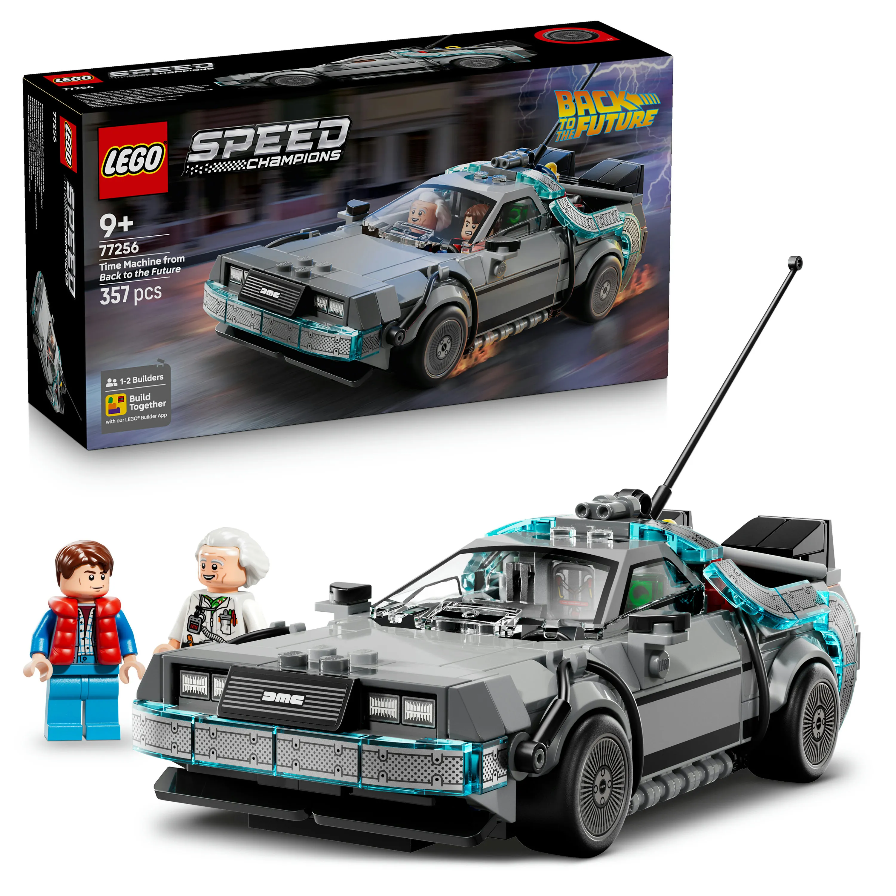 LEGO Speed Champions Time Machine from Back to the Future 77256