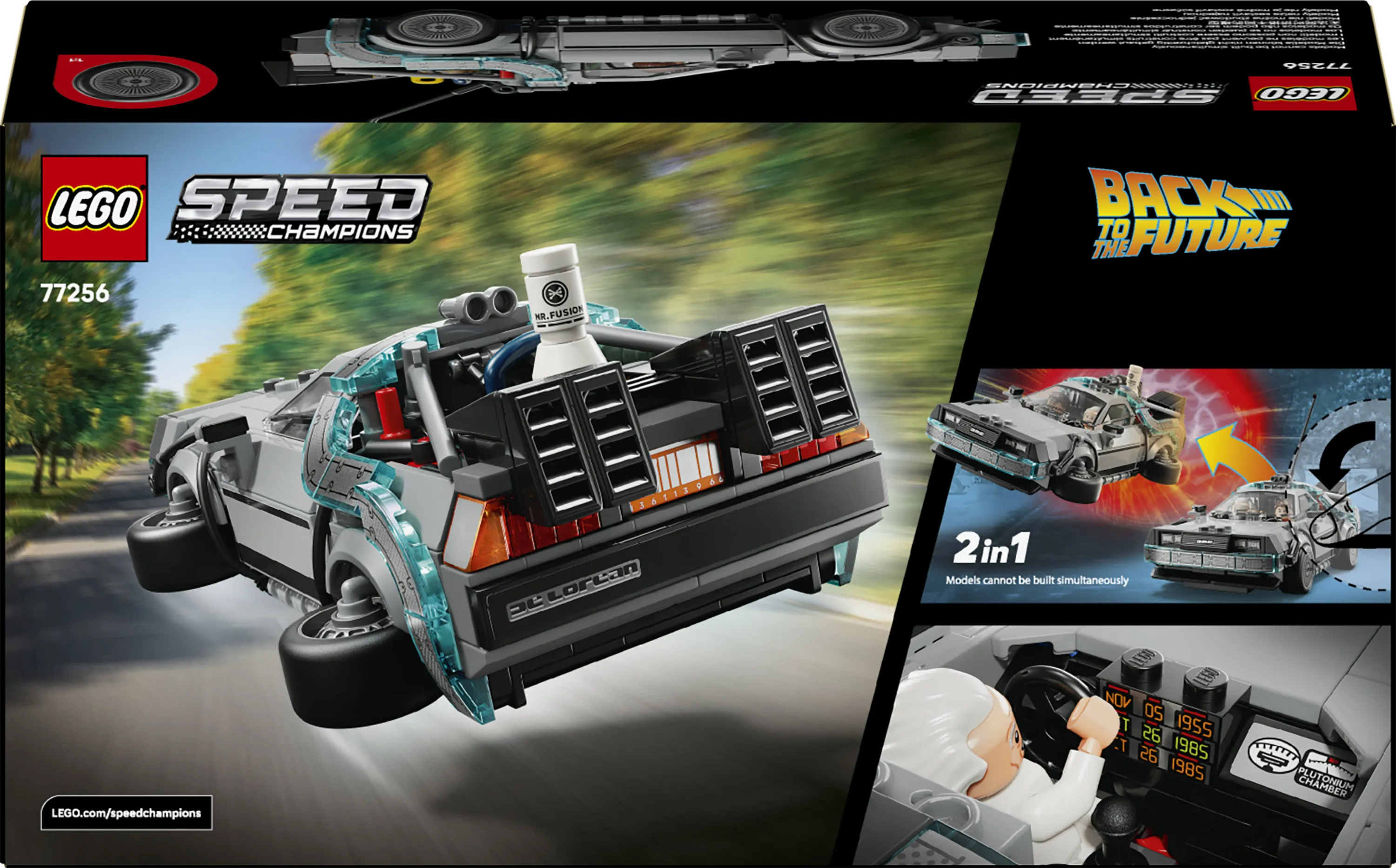 LEGO Speed Champions Time Machine from Back to the Future 77256