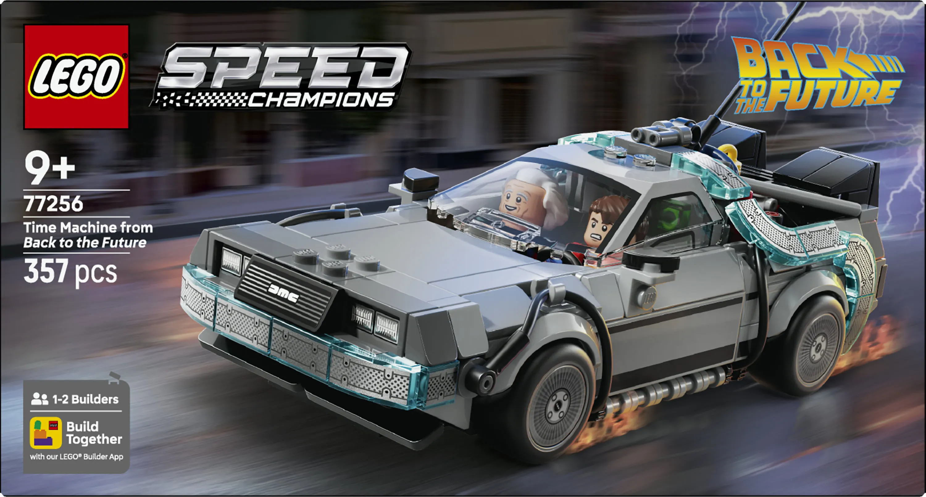LEGO Speed Champions Time Machine from Back to the Future 77256