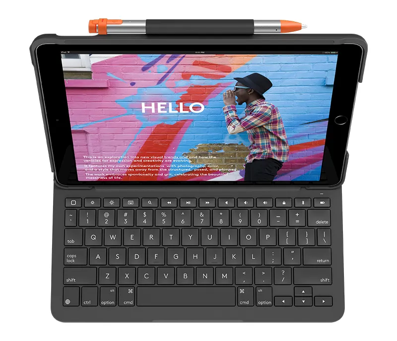 Logitech Slim Folio for iPad 7th Gen Graphite NDX