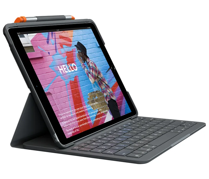 Logitech Slim Folio for iPad 7th Gen Graphite NDX