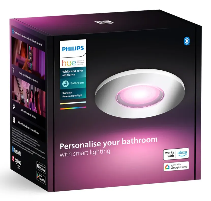 PHILIPS XAMENTO HUE RECESSED CHROME 1X5.7W