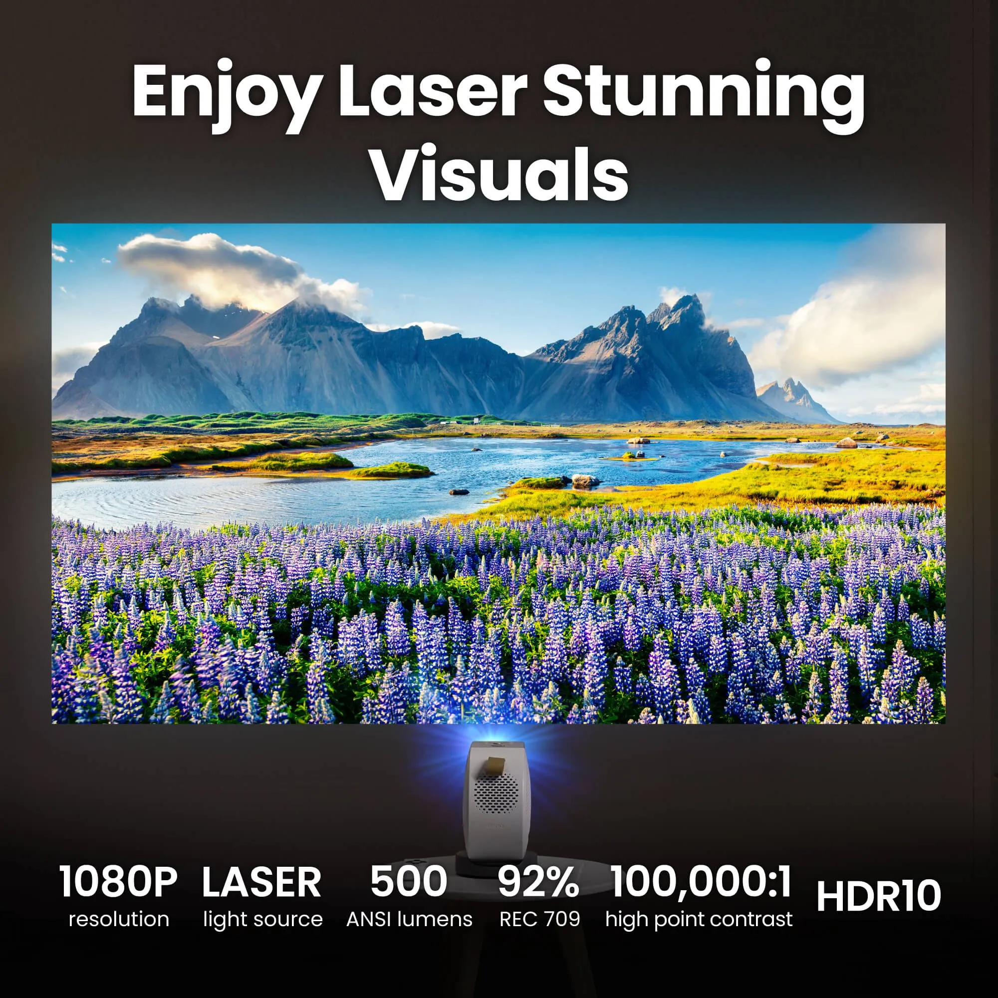 Projektor BenQ GV50 500lm, 1080p, Android TV