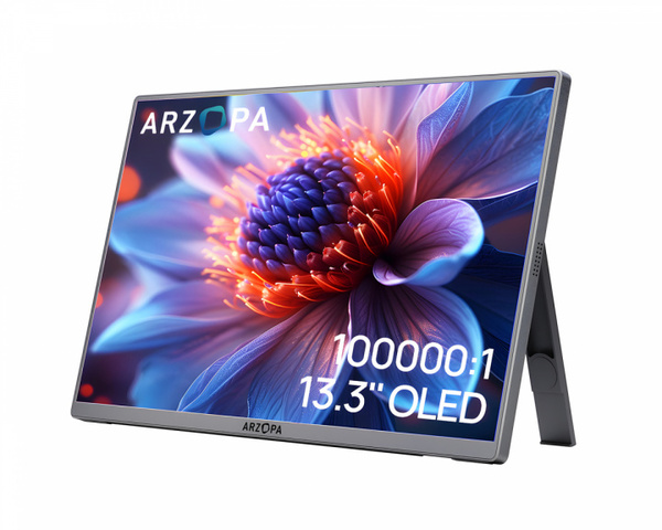 ARZOPA A3C Pro 13.3" Full HD, OLED portabel sk&auml;rm med HDR10